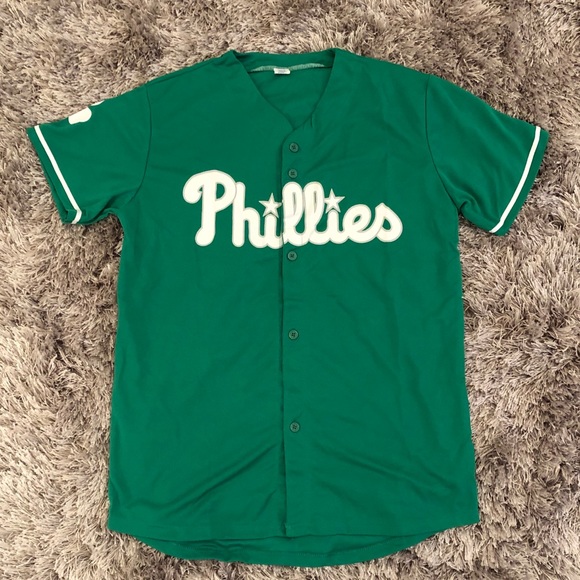philadelphia phillies green jersey
